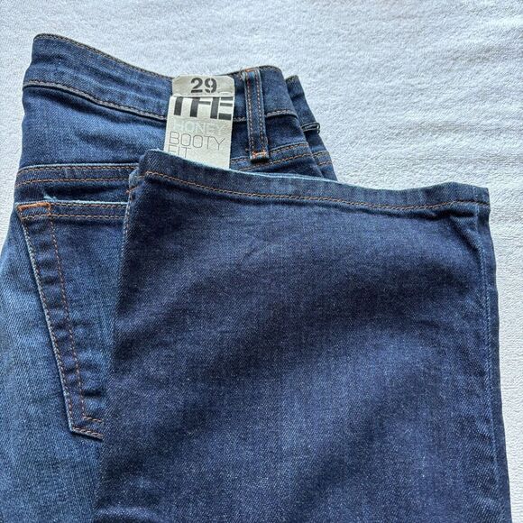Joe's Jeans The Honey Booty Fit Curvy Flared Leg Stretch Blue Jeans Size 29 - Picture 8 of 9